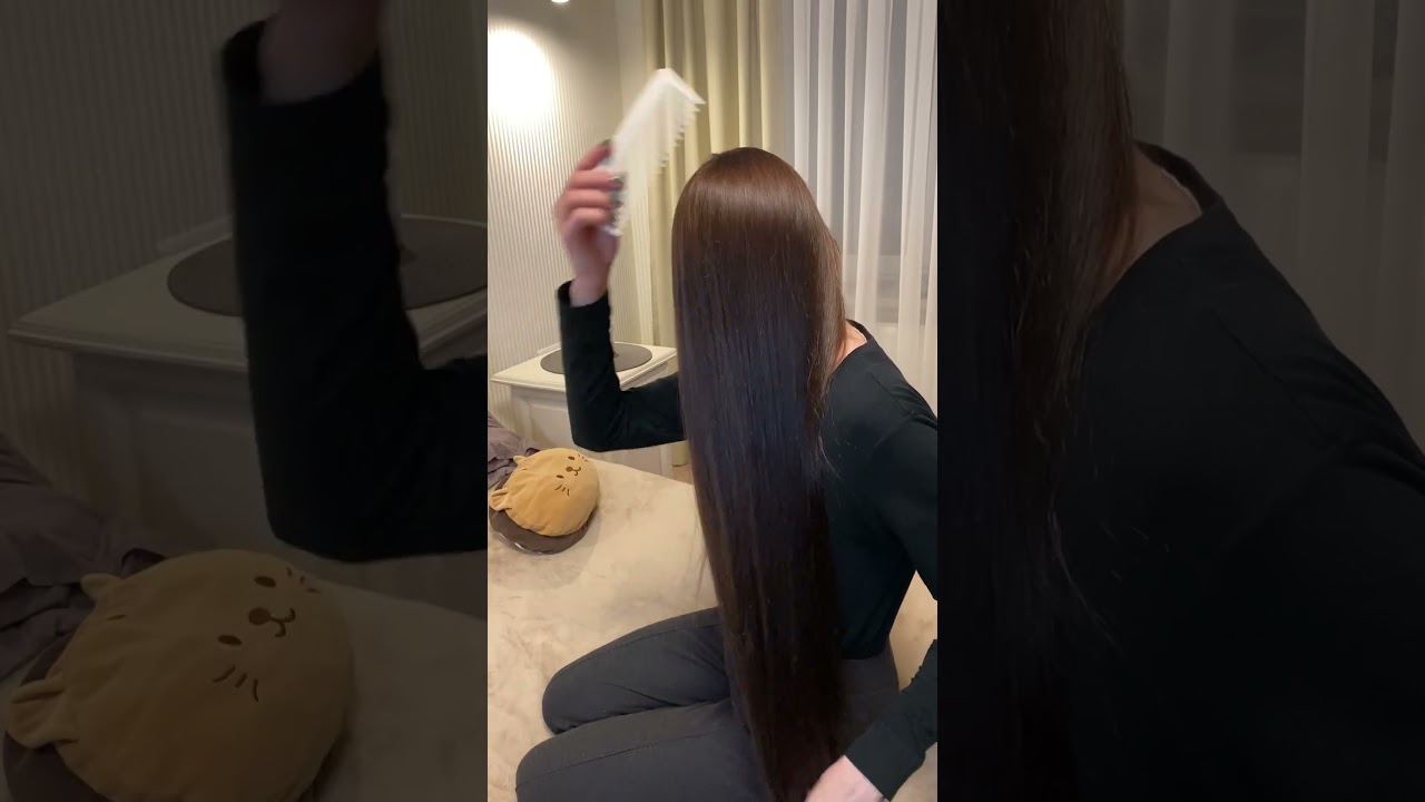 Brushing Long Hair 👐🏻 