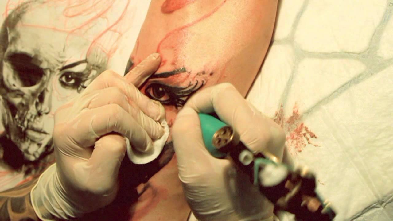 Chicano tattoo girls skull .Bolno Budet rus ( татуировка череп)