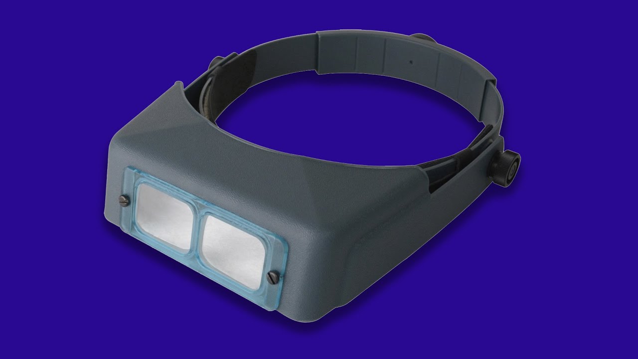 Jeweler's Magnifying OptiVISOR&reg; in Action