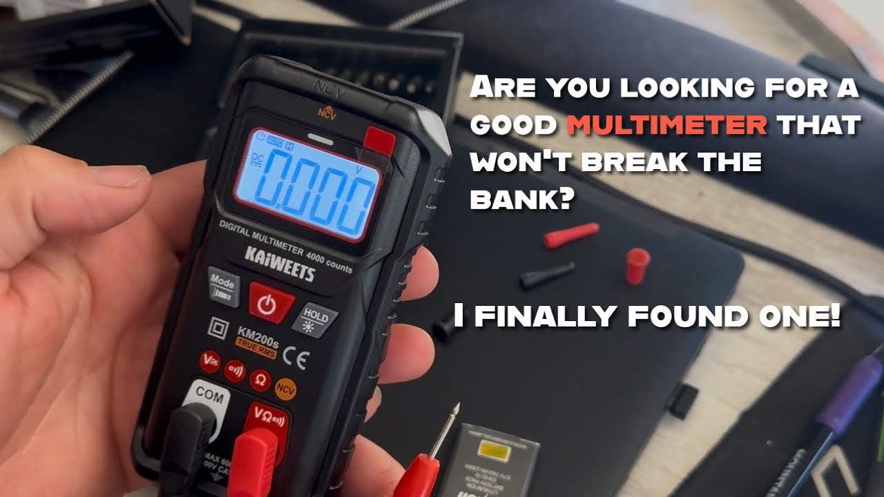 I finally found a cheap Multimeter that’s works great!