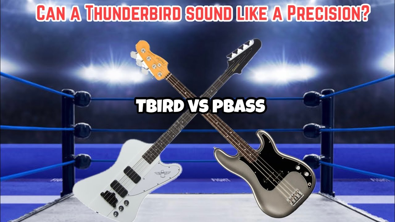 Fender Precision American Pro 2 vs Epiphone Thunderbird Classic Pro - Sound test comparison