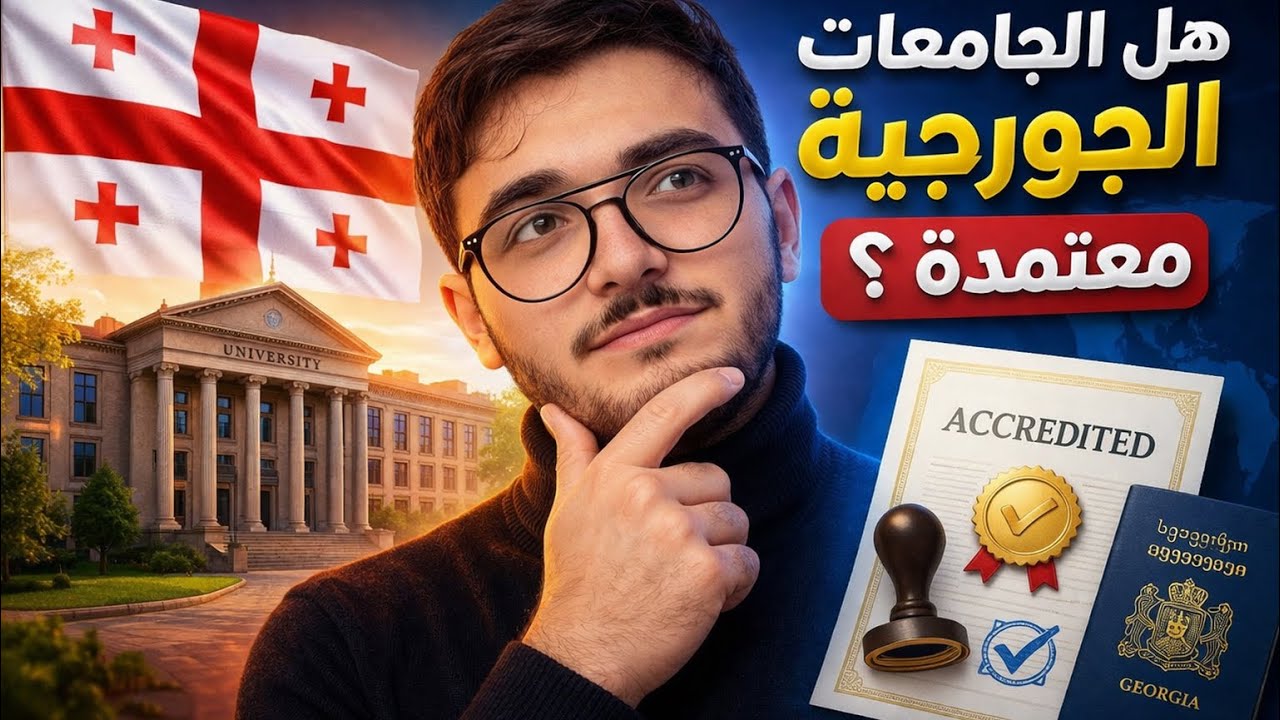 هل الجامعات الجورجية معتمدة عربياً وأوروبياً؟ الحقيقة الكاملة #الدراسة_في_جورجيا 