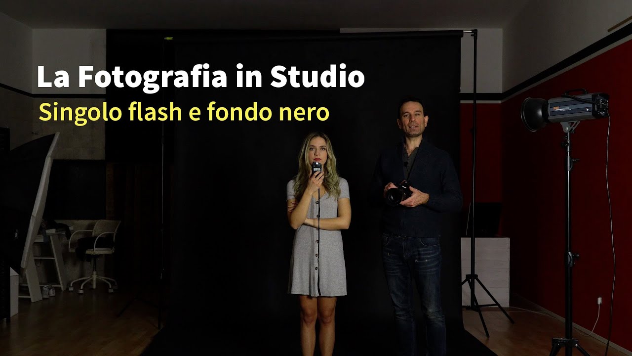 Fotografia in Studio 4: un Flash su Fondo Nero