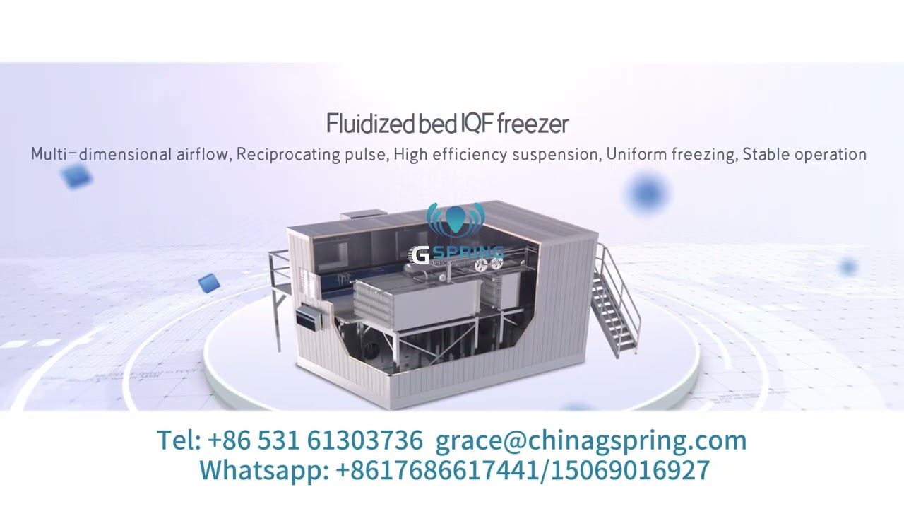 professional factory freezer spiral