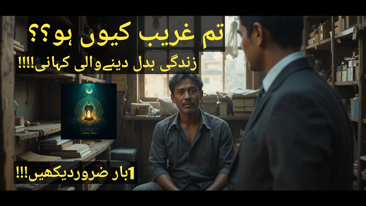 Tum Ghareeb Kyun Ho?|Why Are You Poor?|Eye Opening Motivational Story in Urdu