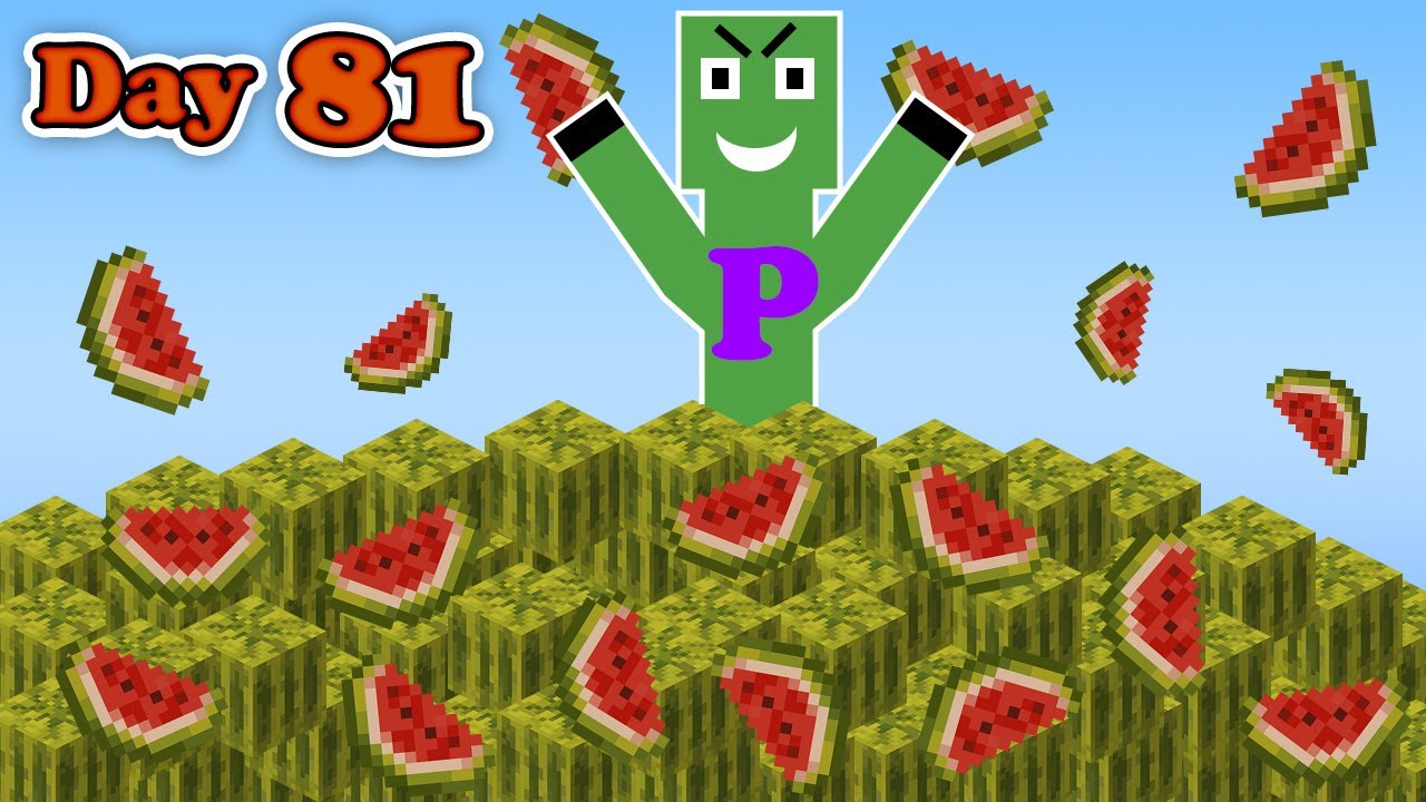 Can You Collect 1,000,000 Melons in 100 Minecraft Days