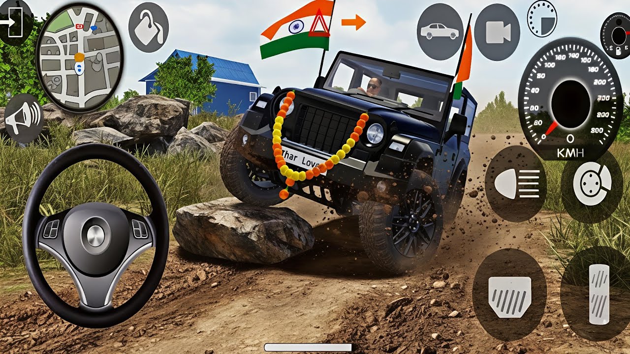 Modified Mahindra Thar Car Games: Indian Cars (Gadi Wala Game) - Car Game Android Gameplay 2026