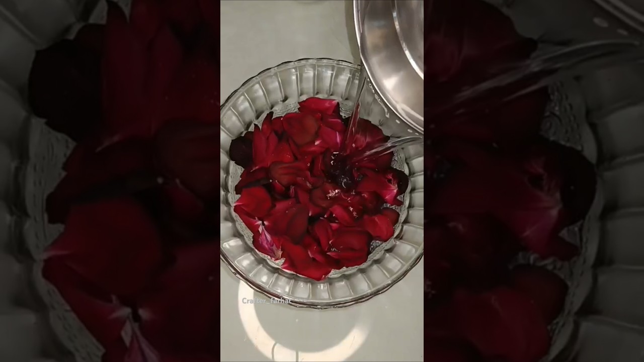 Rose lip balm at home | homemade rose petal lip balm