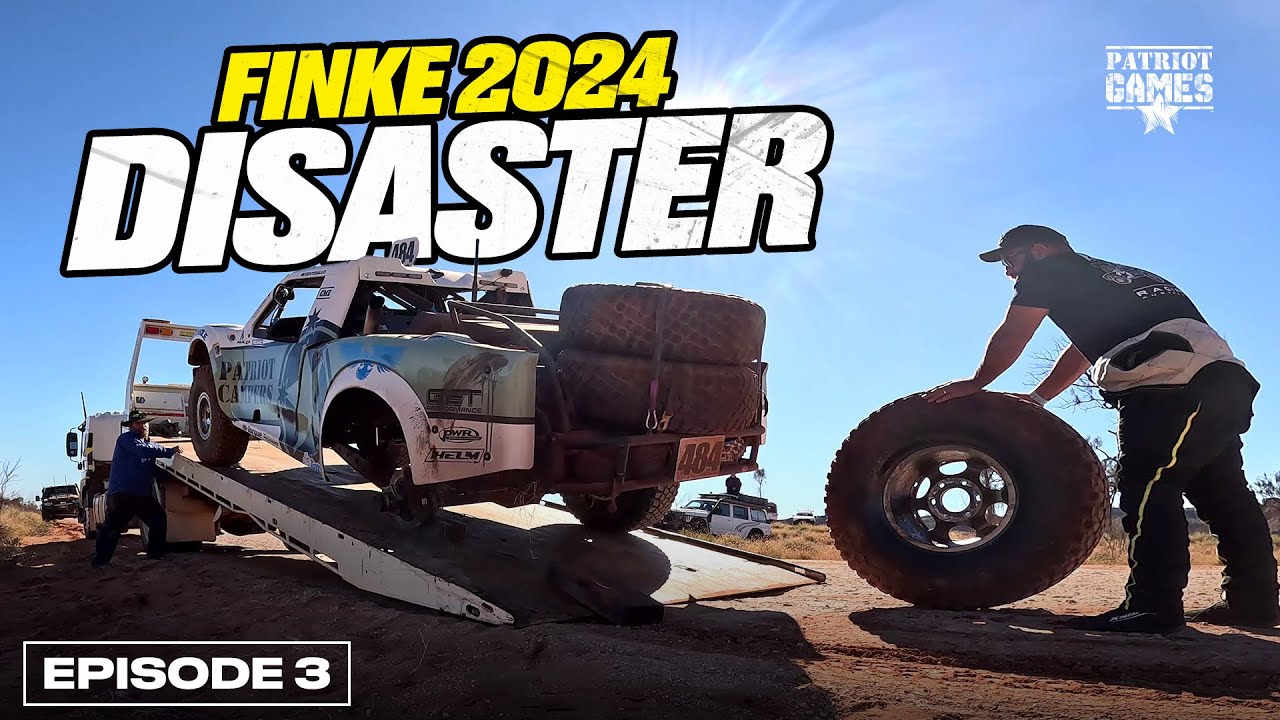 Trophy Truck's Wheel Falls Off at 180km/h | Finke 2024 Episode 3
