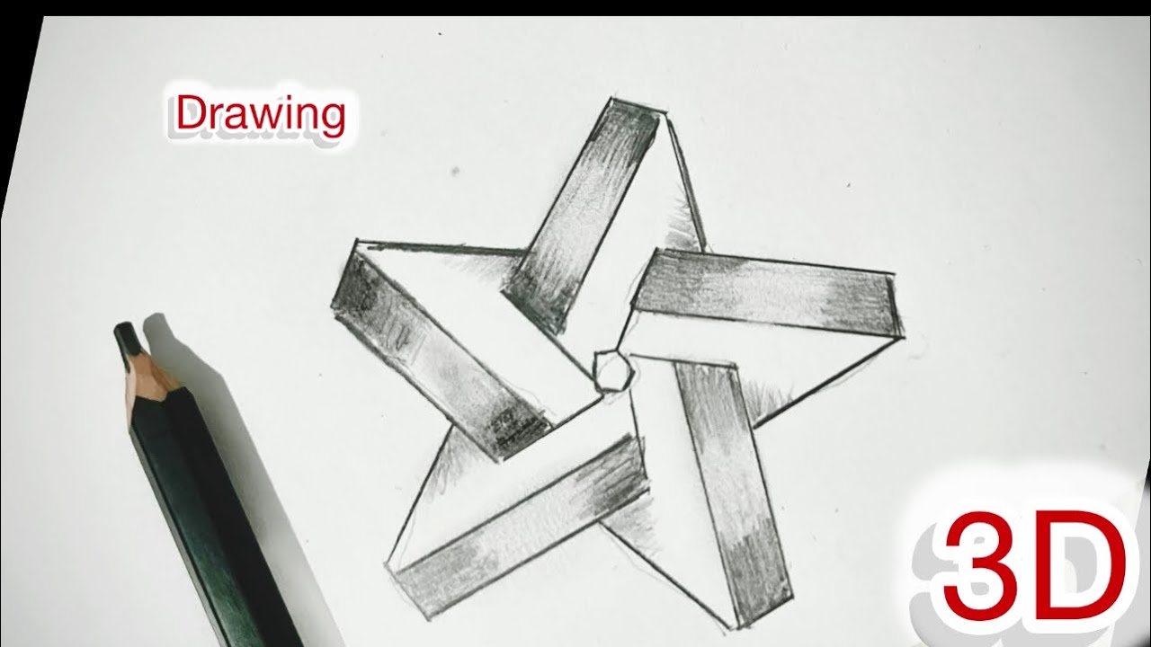 Satisfying drawing 3D /how to learning drawing painting 