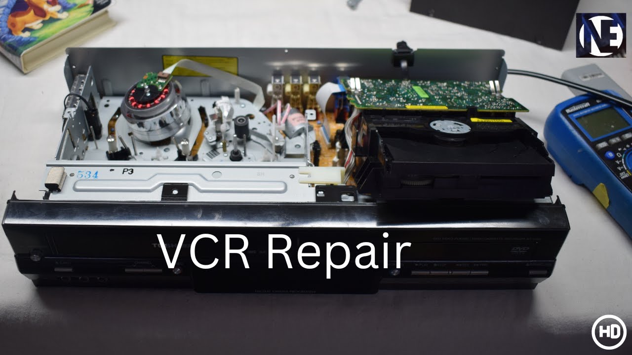 Easy Fix! VCR/DVD combo randomly powers off and how to fix it.