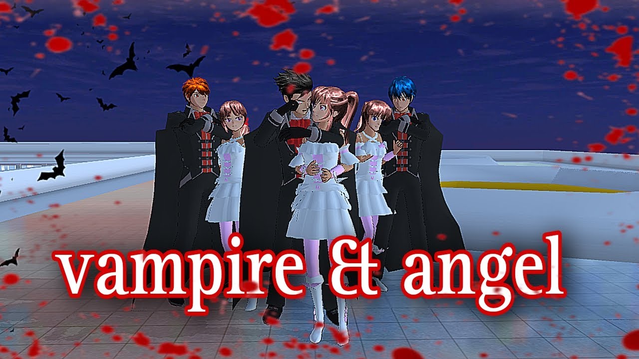Vampire and Angels || epsd 1||awal cinta datang|•sakura school simulator •||
