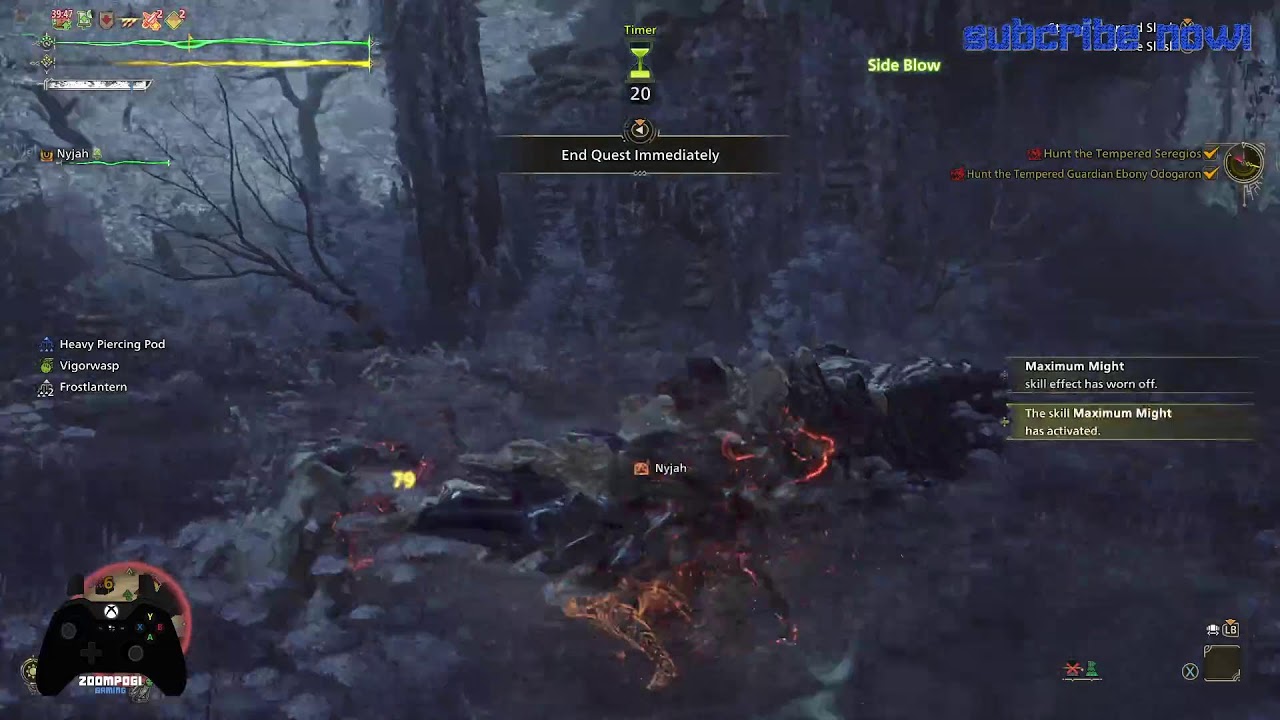 MH Wilds Hunting with 2 diff weapons is fun!!