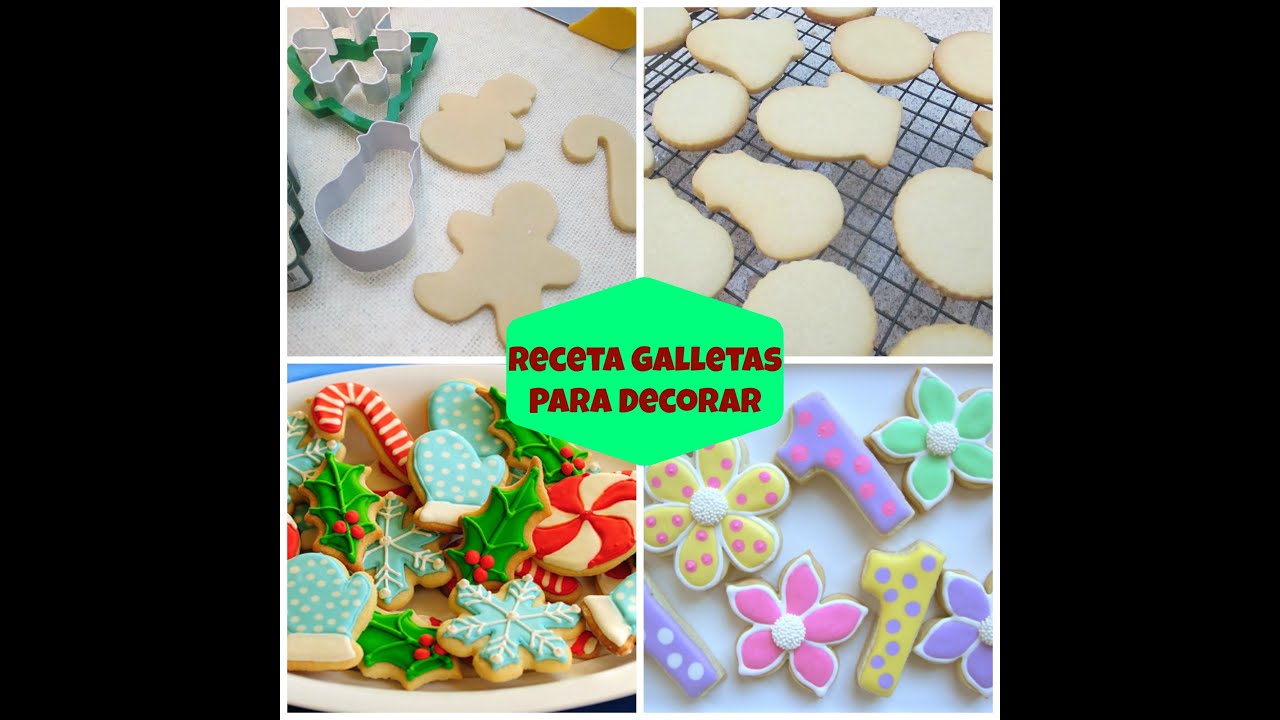 Receta De Galletas Para Decorar Con Royal Icing o Fondant