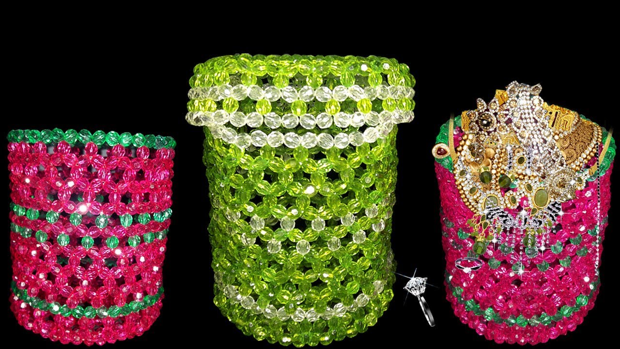 How To Make Jewellery Box at Home | Beaded Box