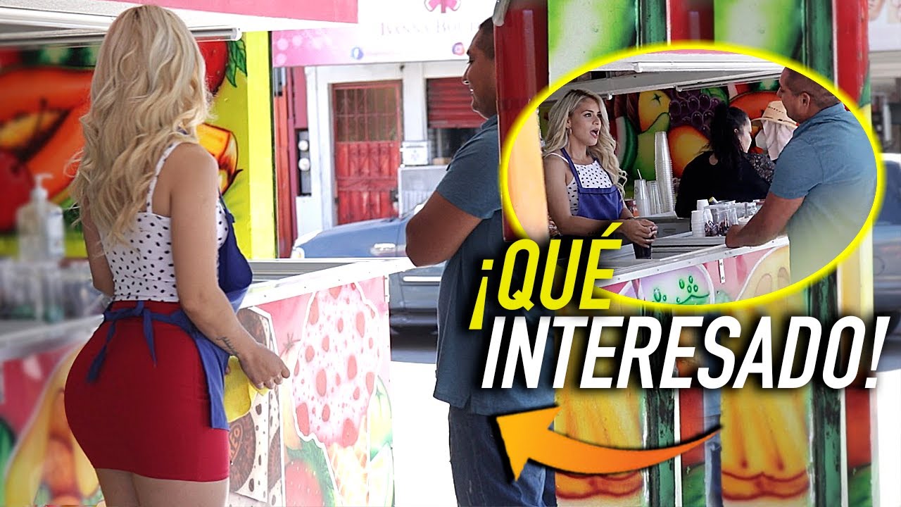 ME HICE PASAR POR VENDEDOR DE HELADOS - ME TOP&Eacute; CON UN INTERESADO | Amy Diaz