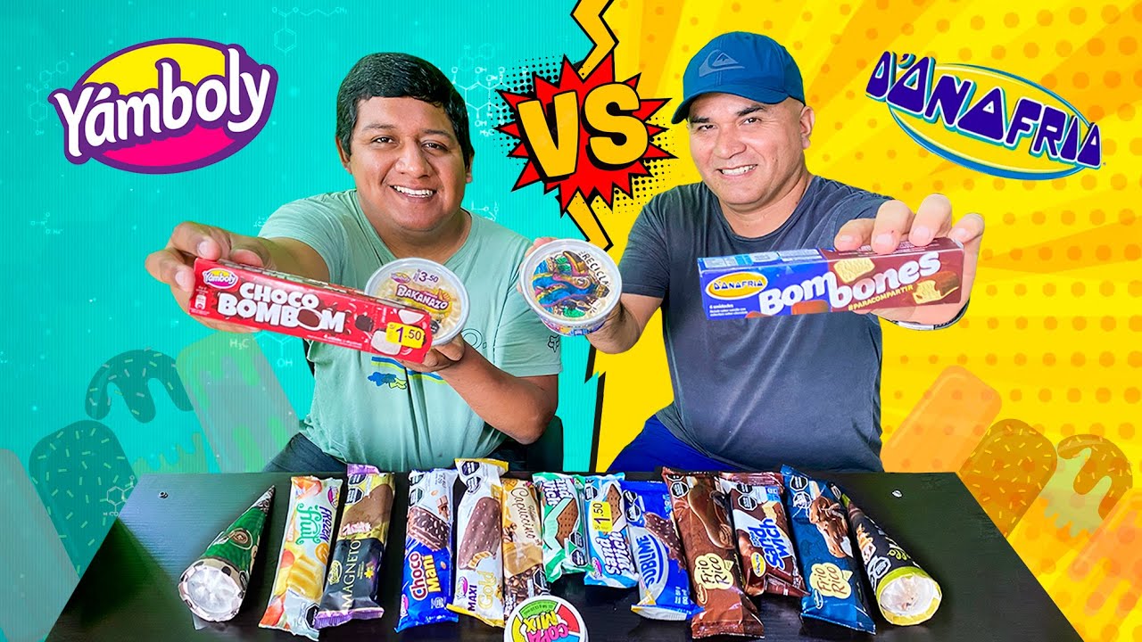 HELADOS DONOFRIO VS HELADO YAMBOLY ¿Cual es el mejor? | Mi Receta Magica Ft. @Dilo Nomas