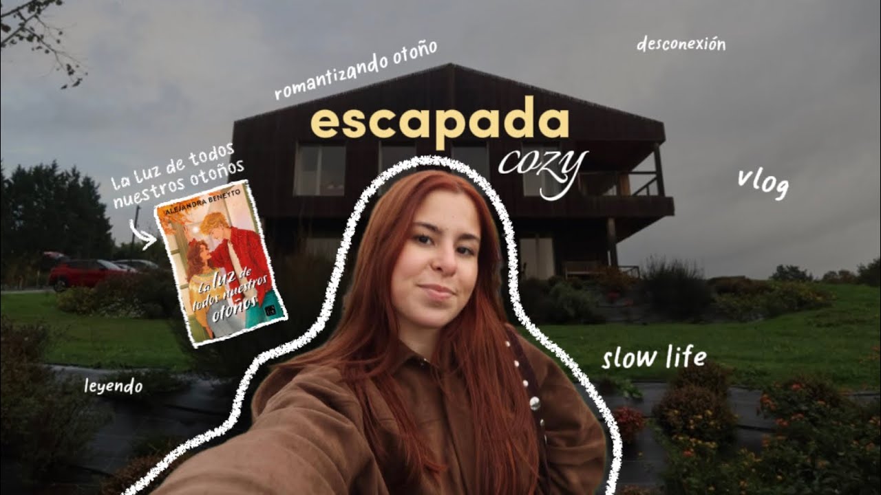 escapada a una cabaña: vlog cozy🍂 || días tranquilos, libros y paseos🍄‍🟫