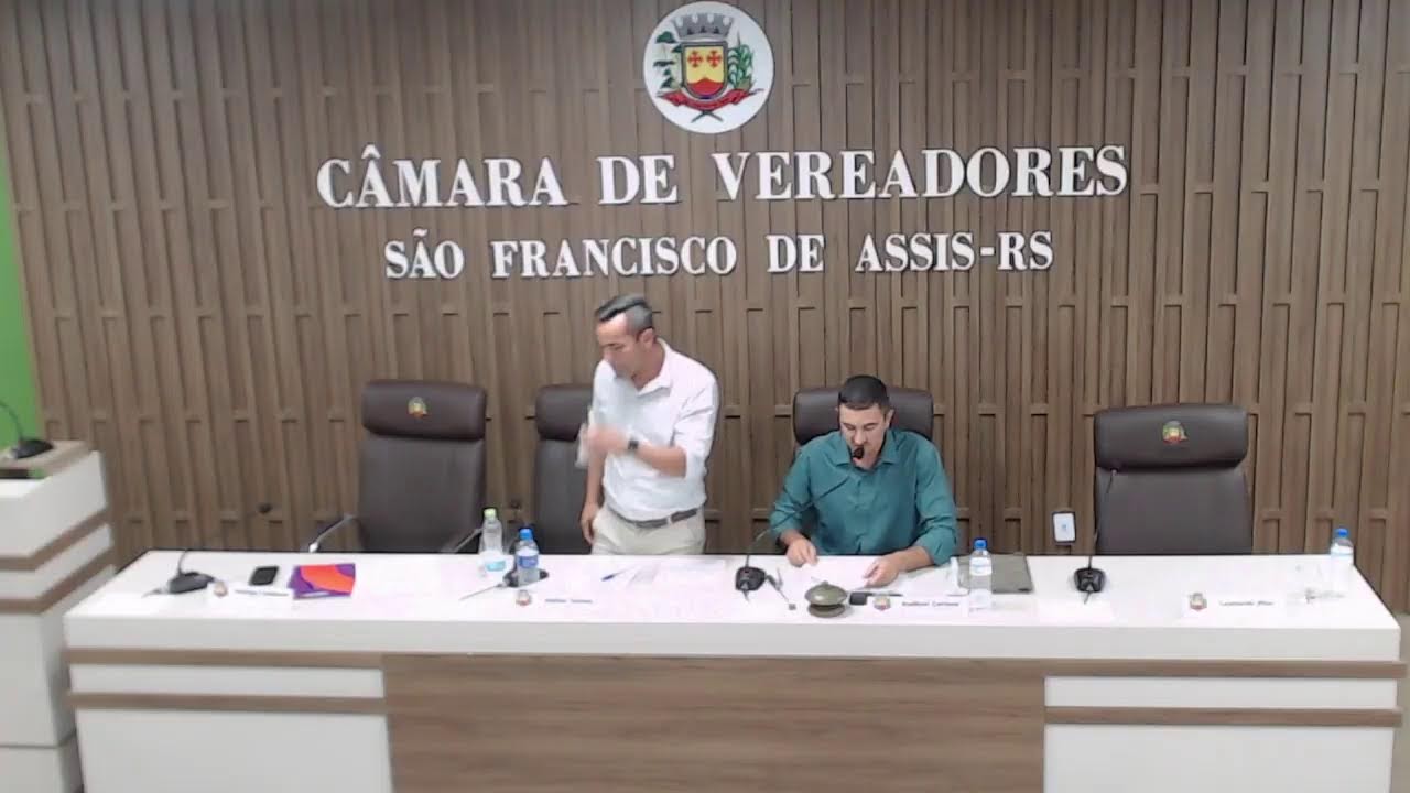 Reunião Ordinária na Câmara de Vereadores de São Francisco de Assis.