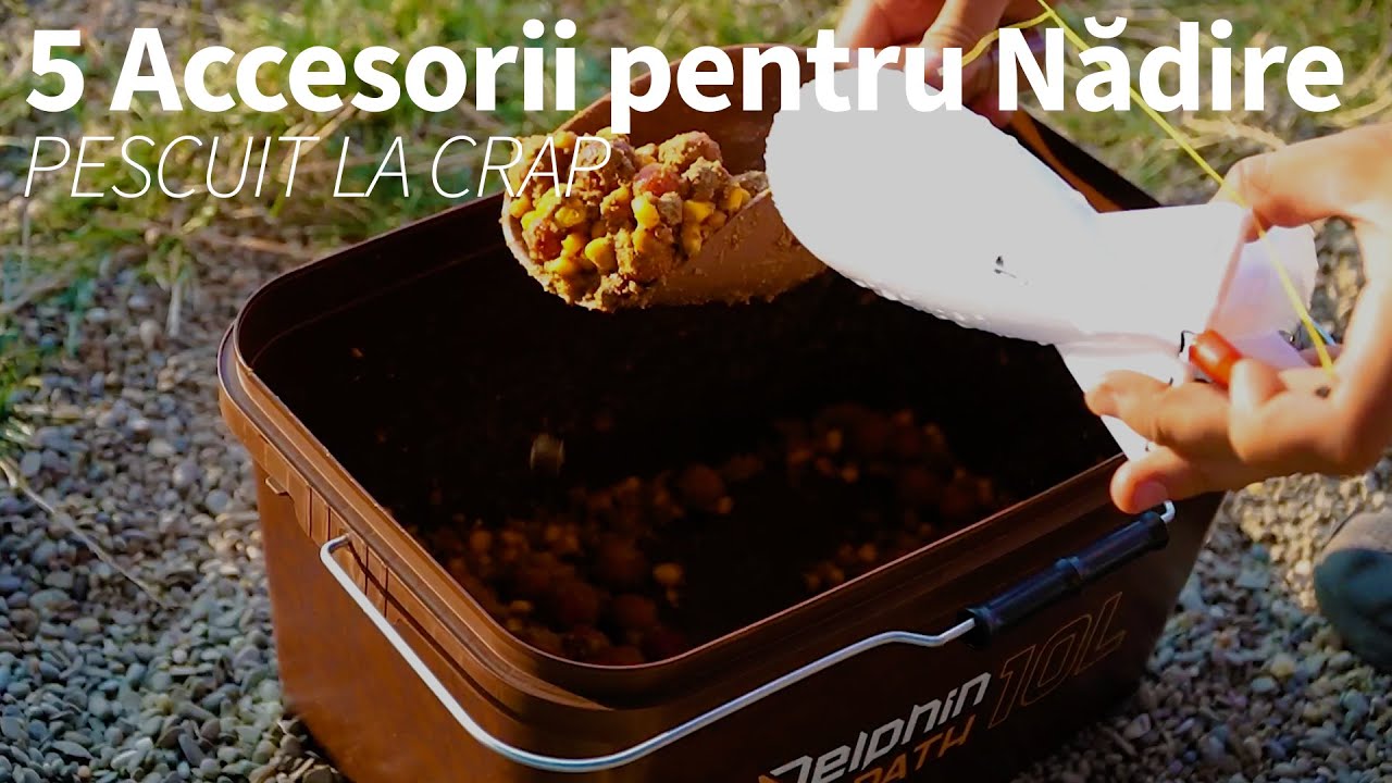 5 accesorii importante pentru nădire &icirc;n pescuitul crapului