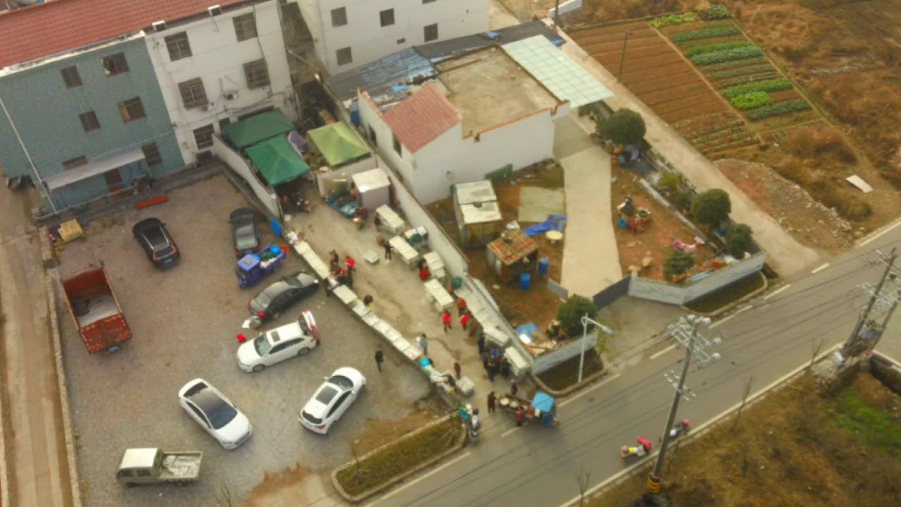 中国乡村的民风民俗景色