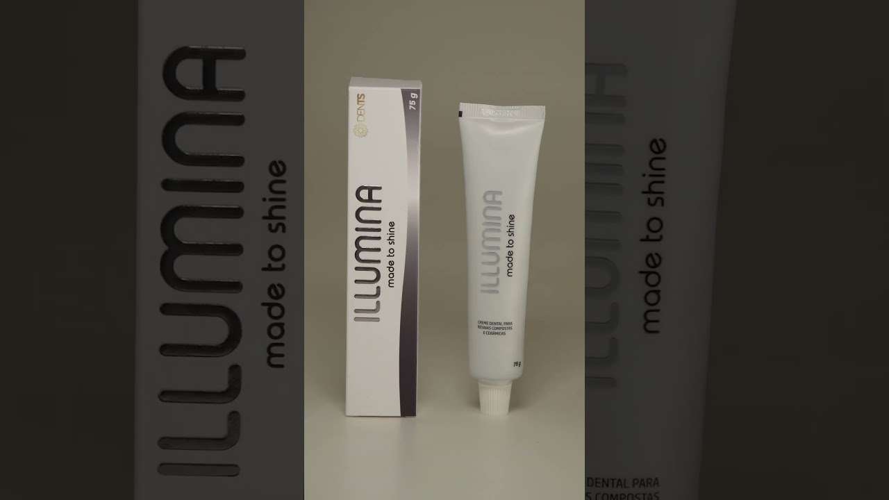 O único creme dental desenvolvido especialmente para facetas em resinas compostas conheça a Illumina
