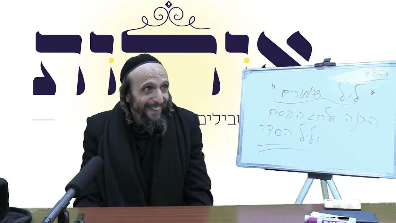 הכנה לחג פסח | ליל הסדר | הרב אסף משה בילר