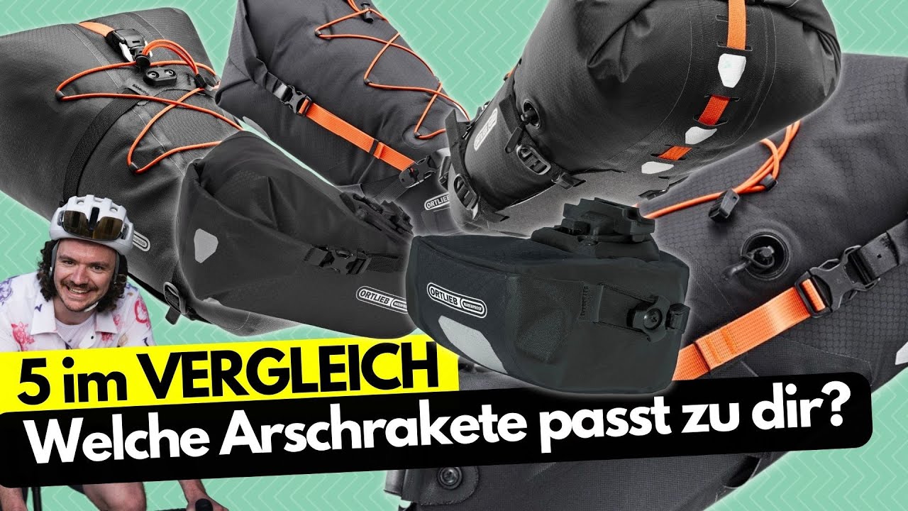 Satteltaschen: 5 Arschraketen im Vergleich | Größe, Verschluss, Stabilität, Preis, Einsatzzweck...