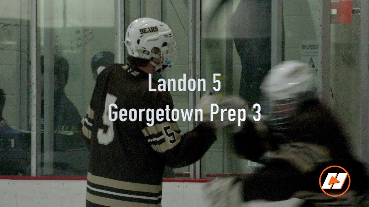 Landon @ Georgetown Prep Hockey Highlights