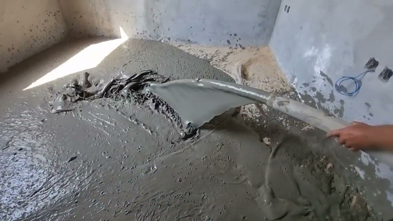 الخرسانة الرغوية Foam Concrete او الصبه الرغوية بديل للدفان في التشطيب الفيديو الاول