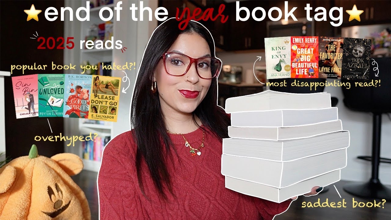 end of the year book tag 🏷️ | bookmas day 21