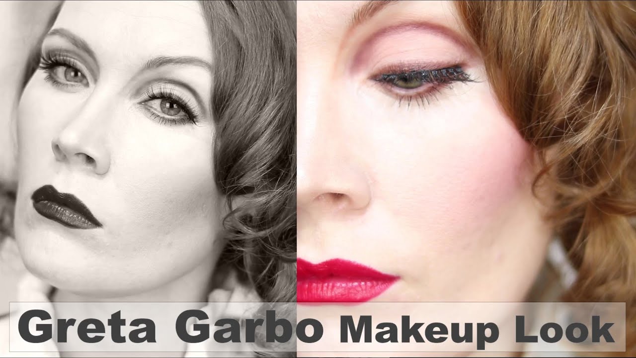 Greta Garbo Makeup Look | Old Hollywood Makeup tutorial