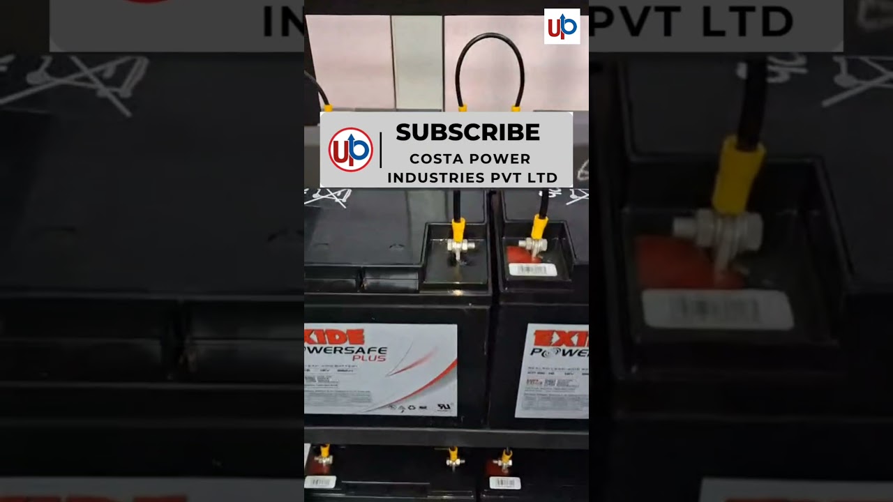 UPS Exide 26Ah Battery Installed #upsbattery #exide #ups #upsinstallation