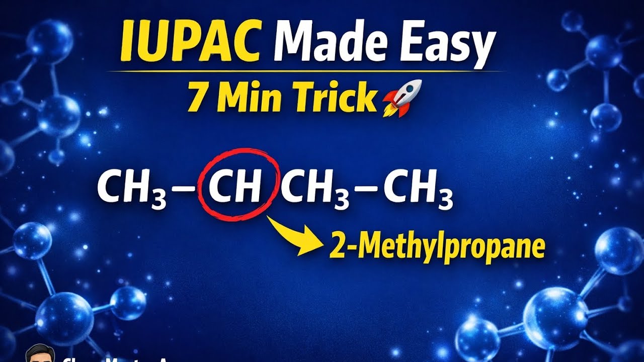IUPAC in 60 seconds #viral #chemistry #class10th chemistry #trending #tricks 