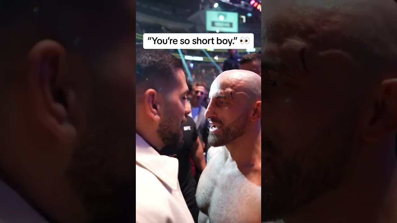 The first faceoff with Volkanovski & Topuria 👀 