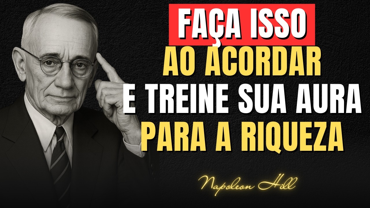 Faça Isso LOGO CEDO e Treine sua Aura para Atrair Riqueza | Napoleon Hill