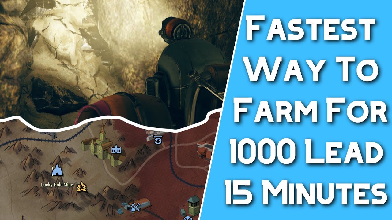 Fallout 76- Fastest Way to Farm Lead (1000+ in 15 minutes)