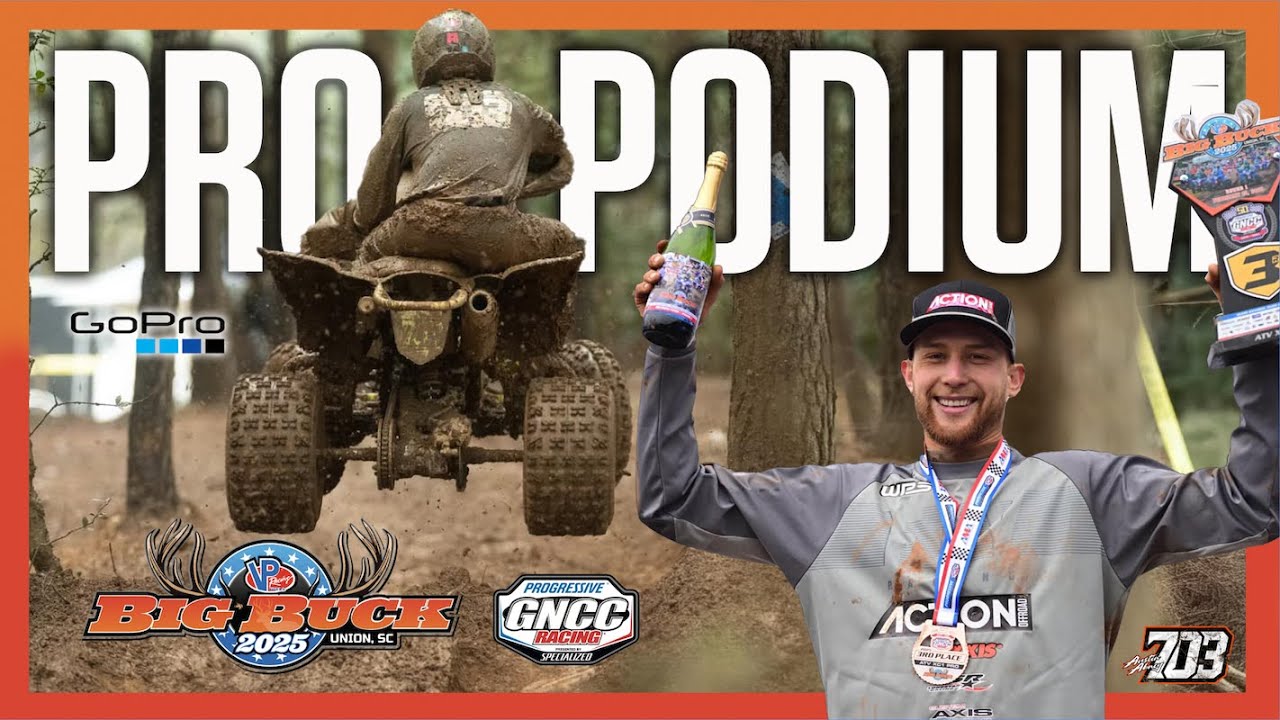 EPIC MUD RACE. First GNCC PRO ATV Podium