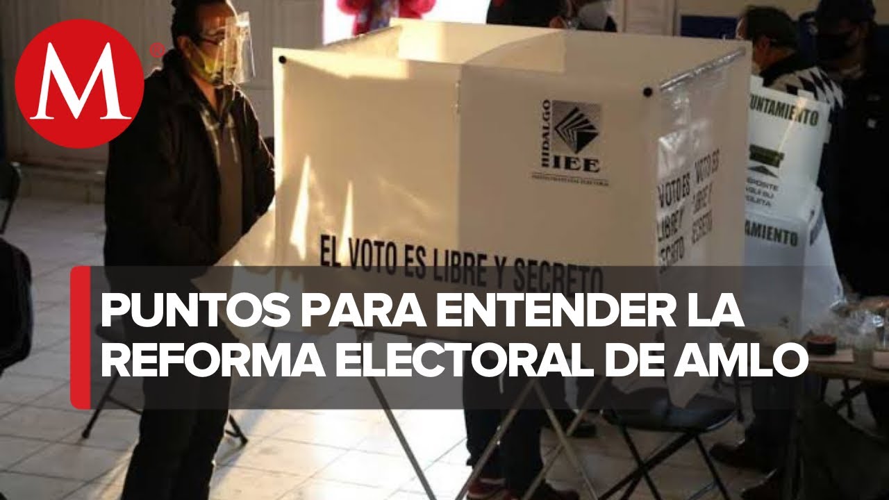 ¿Qué plantea la reforma electoral de AMLO?