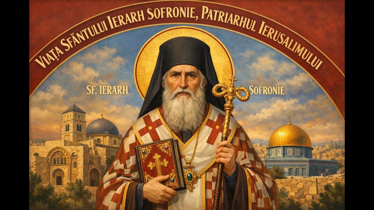 Viața Sfântului Ierarh Sofronie, Patriarhul Ierusalimului - 11.03.2026