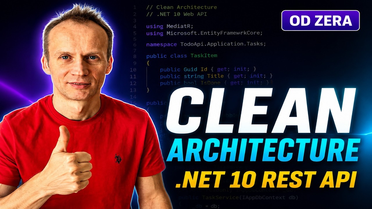 Task Manager API &mdash; buduję REST API na .NET 10 (Projekt Portfolio od Zera)