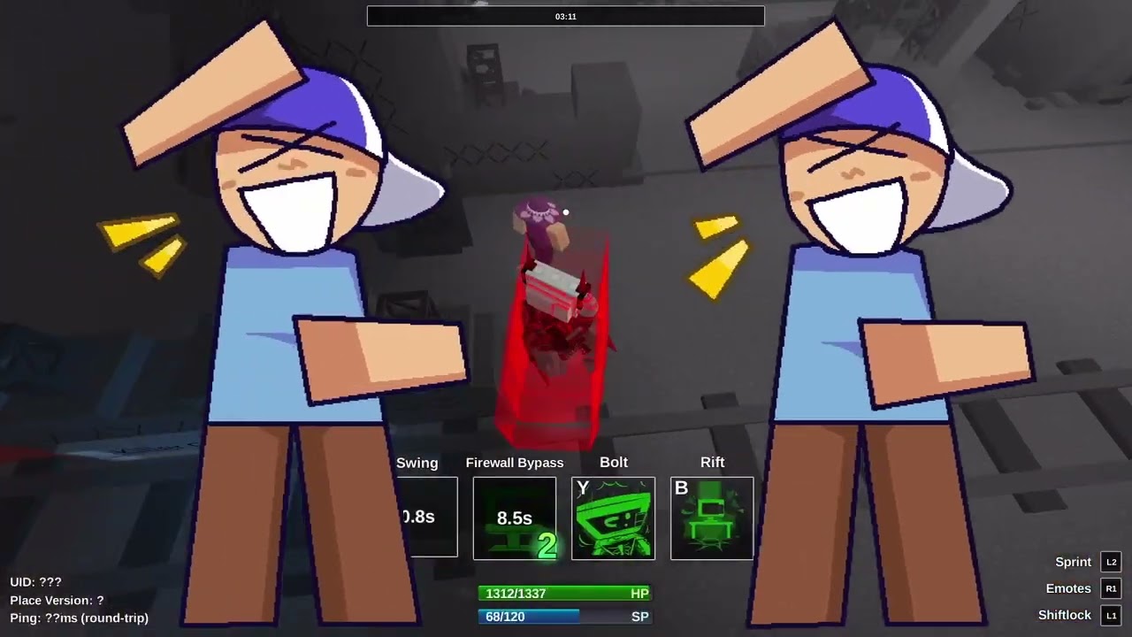 Speedhacking purple thug wants to ravage pretences home when he's out but KING WiperWare defends it