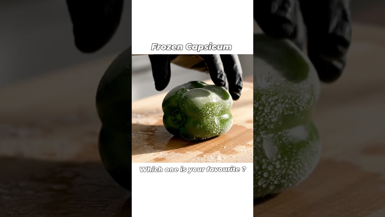 Which one is your favourite ASMR Frozen vegetable cutting 🔪 #relaxing #asmrtapping