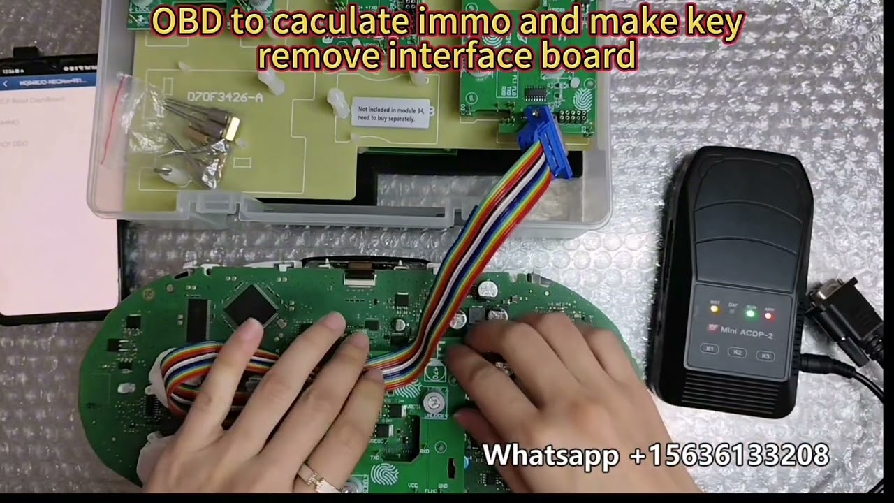 All key lost, Programs VW MQB 3426A key quickly and securely by ACDP2 programmer #carkeyprogramming