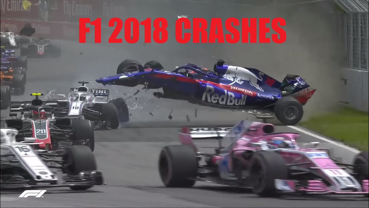 F1 2018 season crashes