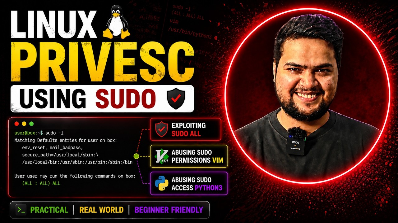 Linux Privilege Escalation Using Sudo