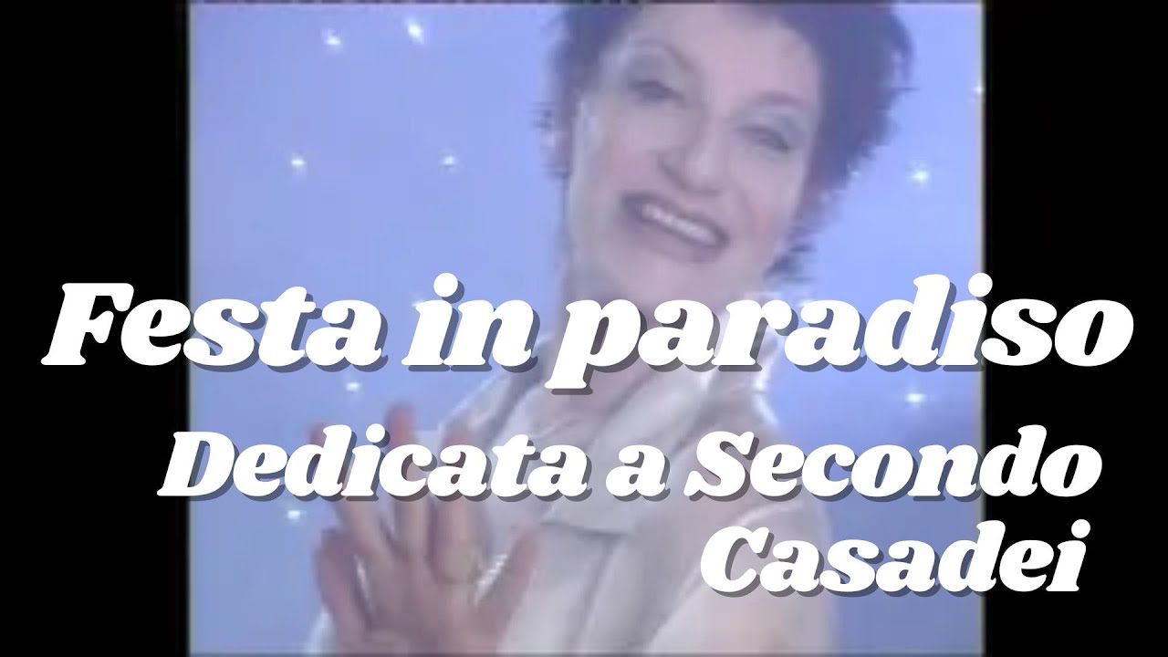 FESTA IN PARADISO - Betty Omarini - dedicata a Secondo Casadei  (Video ufficiale)