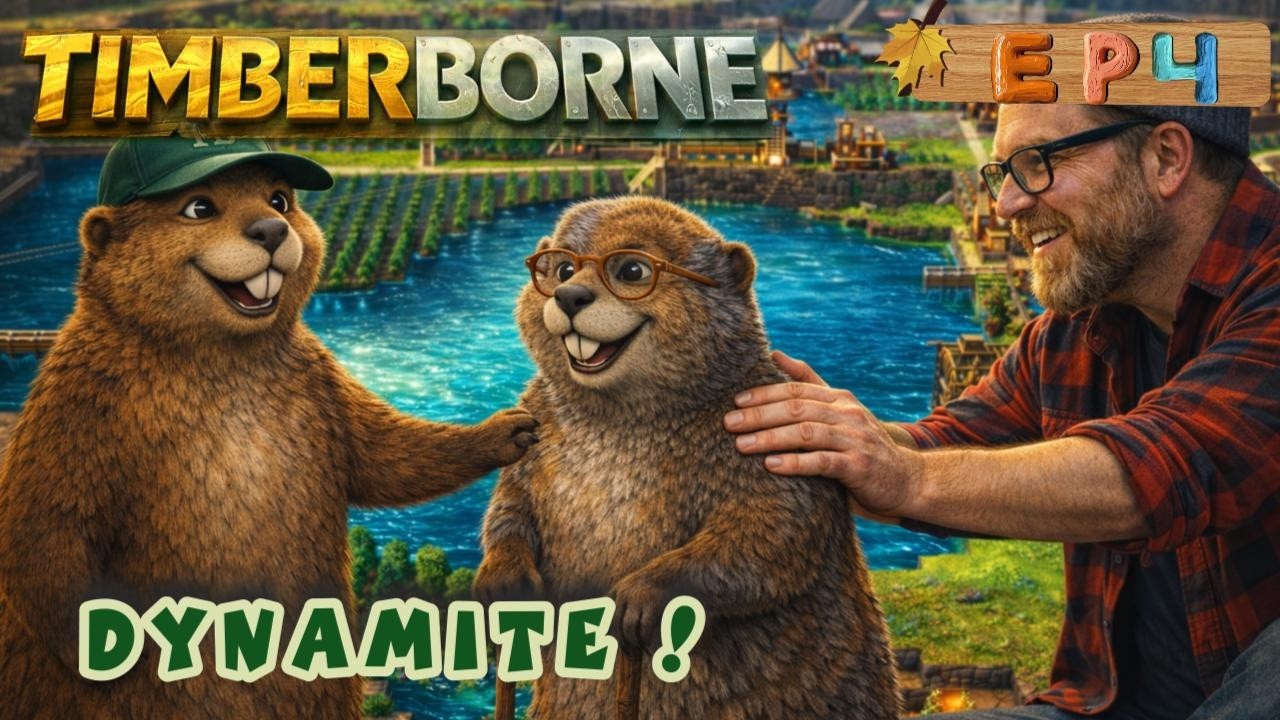 Timberborn FR 1.0 – On Fait Sauter Oasis ! Terraforming Massif (Ep4)