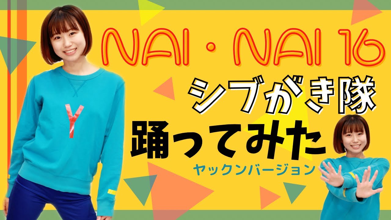 シブがき隊「NAI・NAI 16」踊ってみた♪(ヤックンVersion)