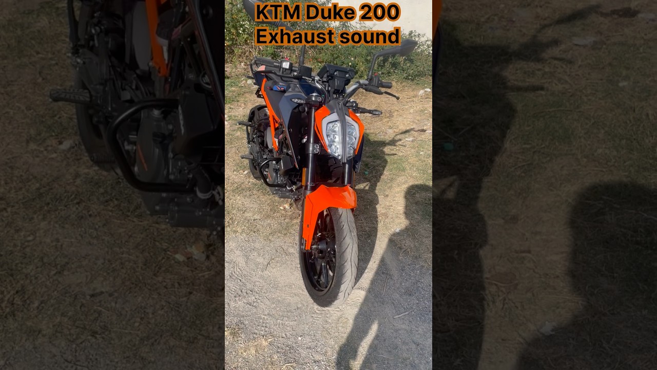 KTM 200 duke exhaust sound 2025.#bike #duke #ktm #2025